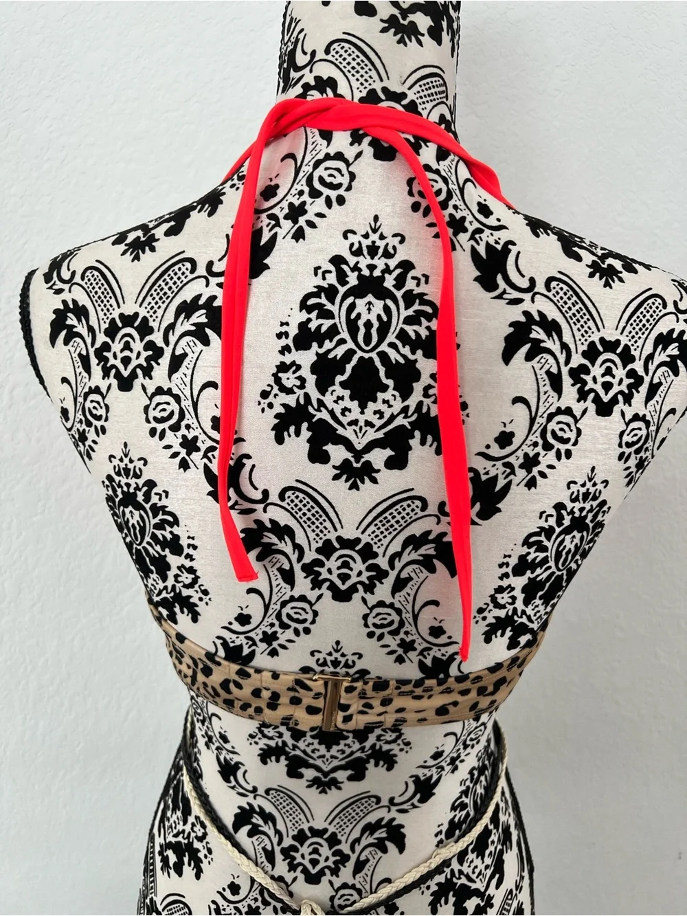 Victoria’s Secret Cheetah Print Halter Bikini Top 36D